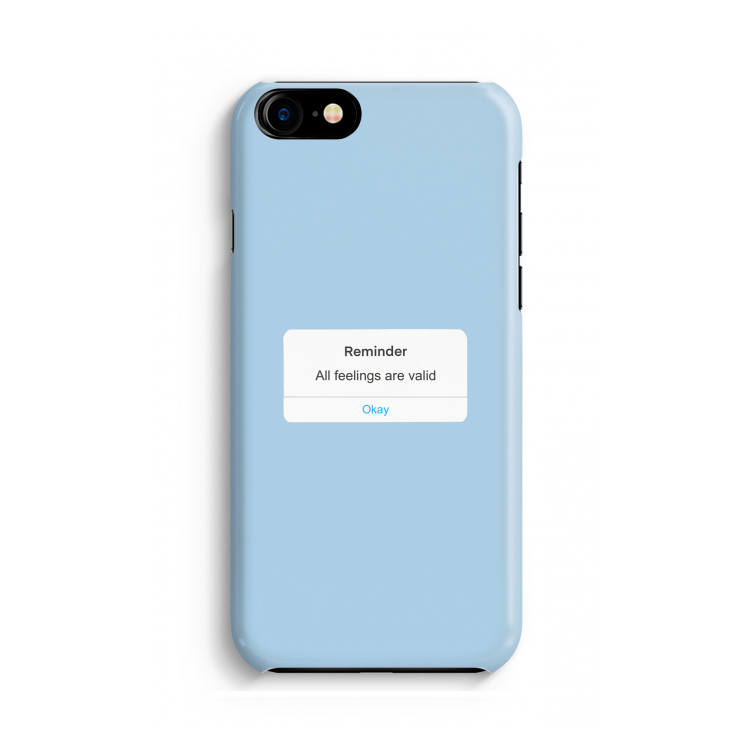 Reminder: Volledig geprint iPhone SE 2020 Hoesje