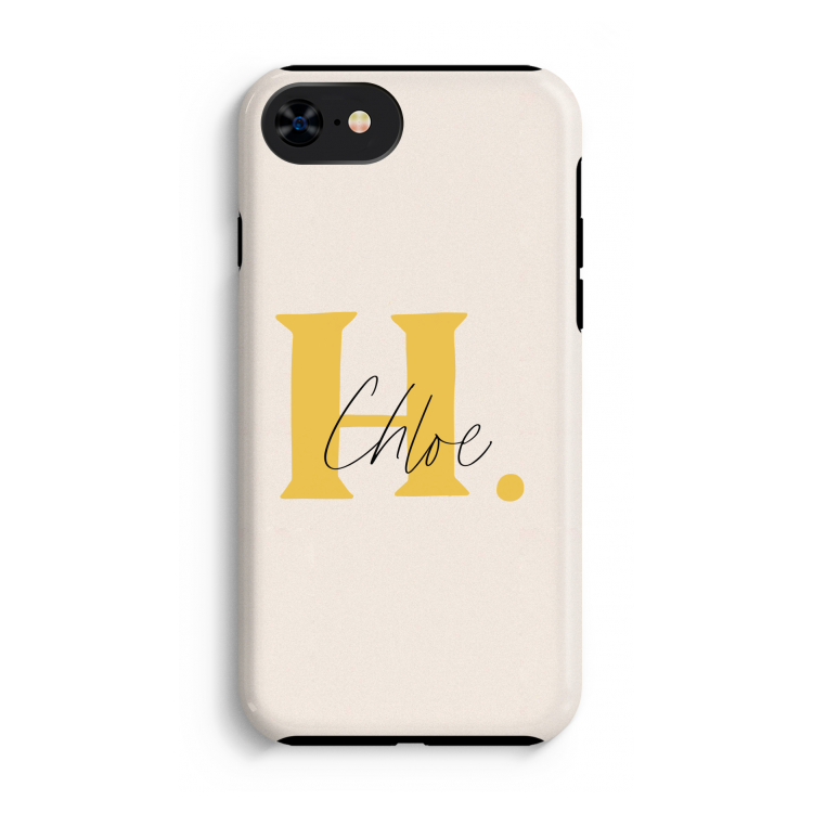 Amber Script: iPhone SE 2020 Tough Case