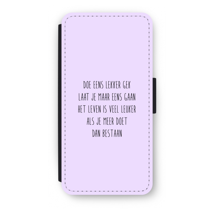 Gek: iPhone SE 2020 Flip Hoesje