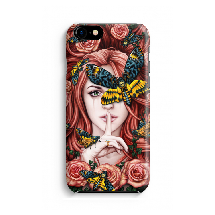 Lady Moth: Volledig geprint iPhone SE 2020 Hoesje