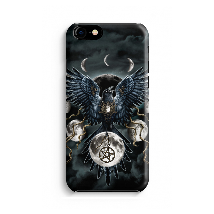 Sinister Wings: Volledig geprint iPhone SE 2020 Hoesje