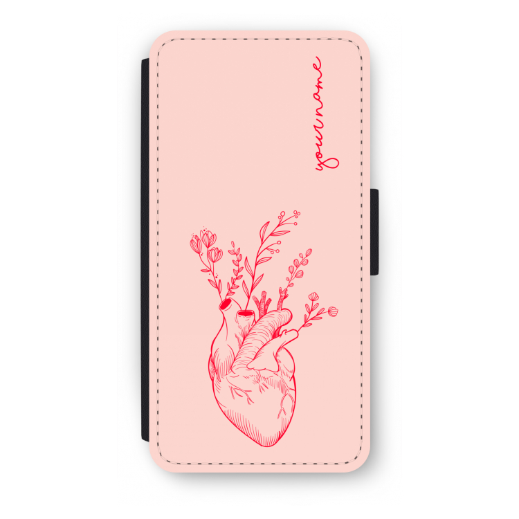 Blooming Heart: iPhone SE 2020 Flip Hoesje