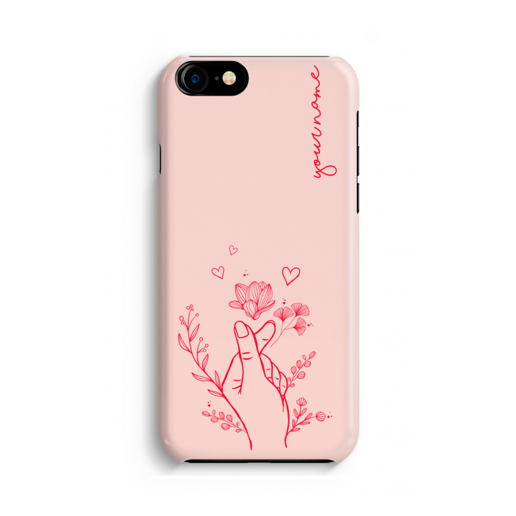Giving Flowers: Volledig geprint iPhone SE 2020 Hoesje