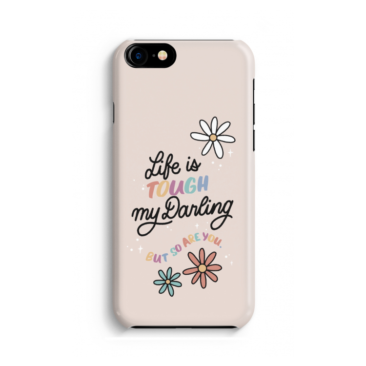 Tough Life: Volledig geprint iPhone SE 2020 Hoesje