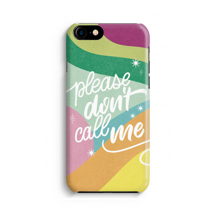 Don't call: Volledig geprint iPhone SE 2020 Hoesje