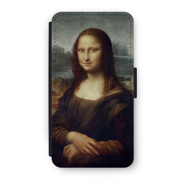 Mona Lisa: iPhone X Flip Hoesje