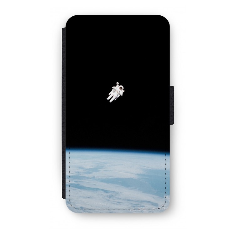 Alone in Space: iPhone X Flip Hoesje