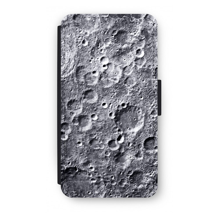 Maanlandschap: iPhone X Flip Hoesje