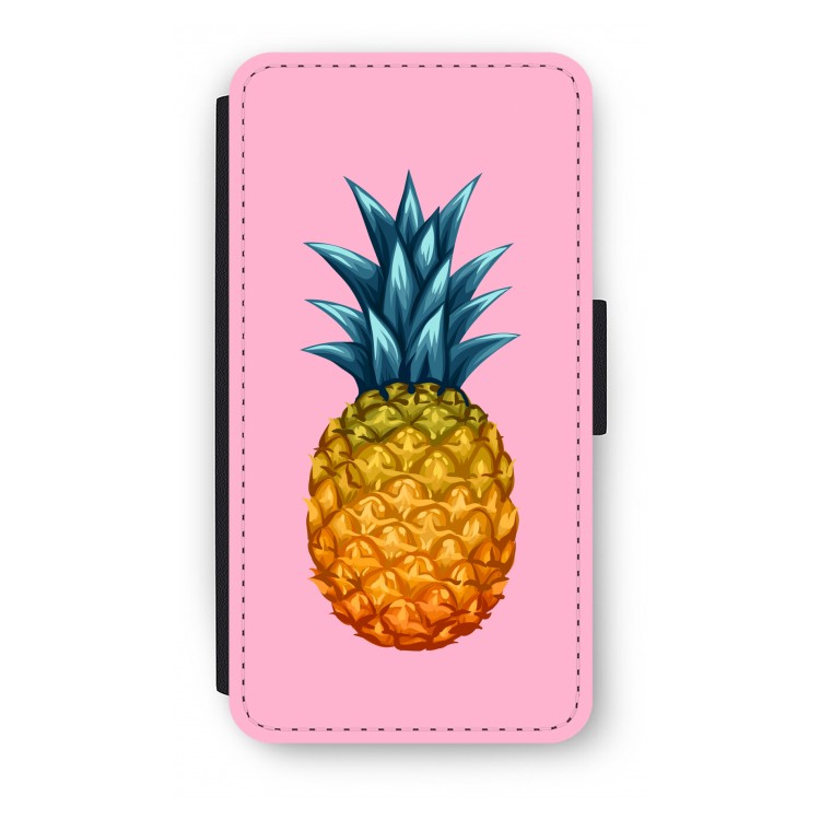 Grote ananas: iPhone X Flip Hoesje