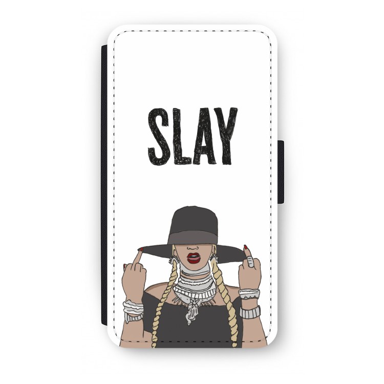 Slay All Day: iPhone X Flip Hoesje