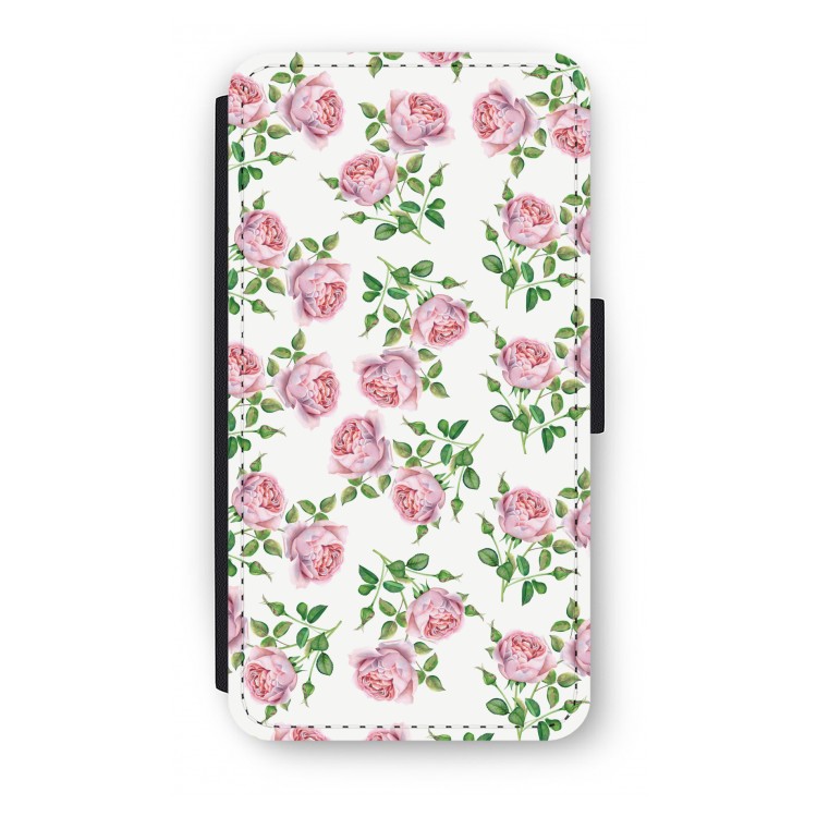 Kleine roosjes: iPhone X Flip Hoesje