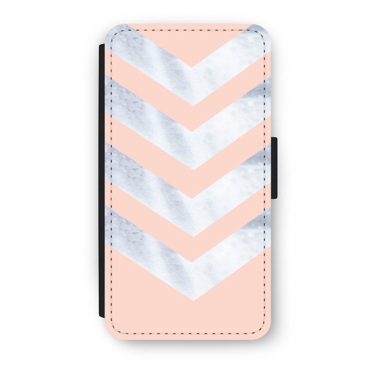 Marmeren pijlen: iPhone X Flip Hoesje