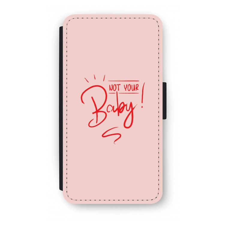 Not Your Baby: iPhone X Flip Hoesje