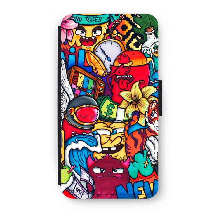 No Rules: iPhone X Flip Hoesje