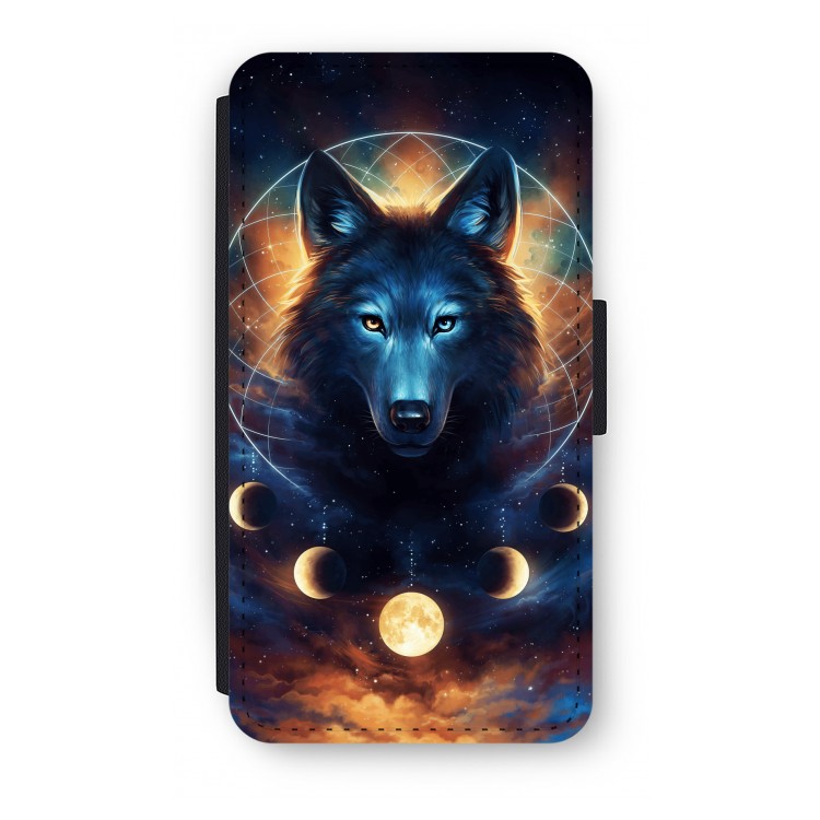 Wolf Dreamcatcher: iPhone X Flip Hoesje