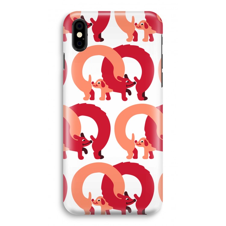 Dogs: iPhone X Volledig Geprint Hoesje