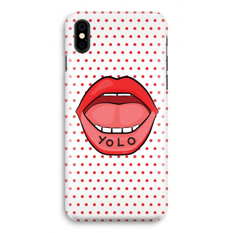 Yolo Denise: iPhone X Volledig Geprint Hoesje