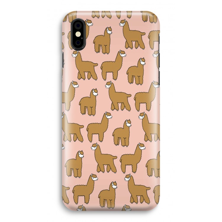 Alpacas: iPhone X Volledig Geprint Hoesje