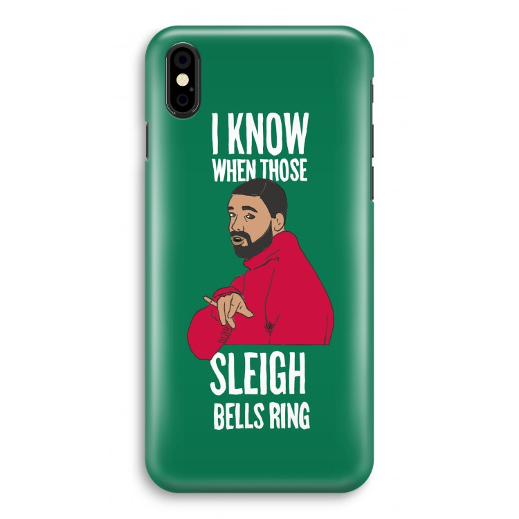 Sleigh Bells Ring: iPhone X Volledig Geprint Hoesje