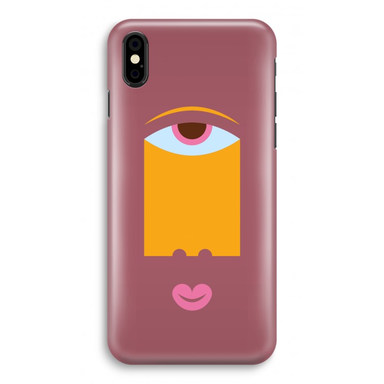 Mono V: iPhone X Volledig Geprint Hoesje