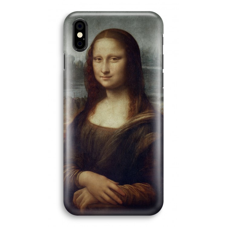 Mona Lisa: iPhone X Volledig Geprint Hoesje