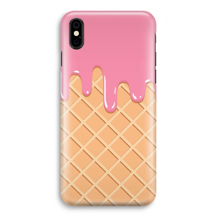 Ice cream: iPhone X Volledig Geprint Hoesje