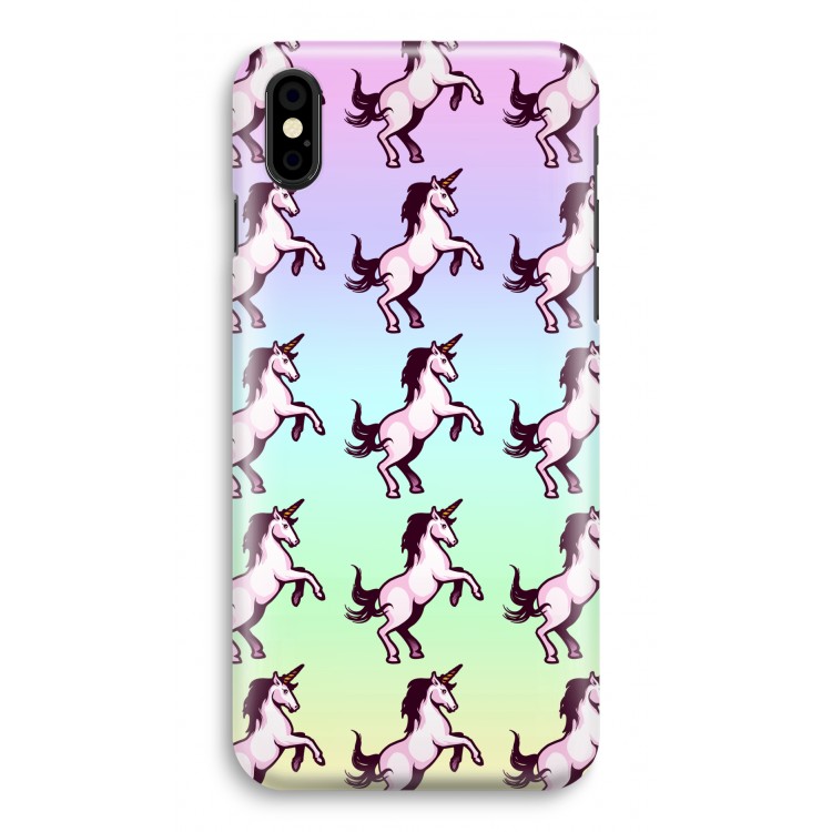 Musketon Unicorn: iPhone X Volledig Geprint Hoesje