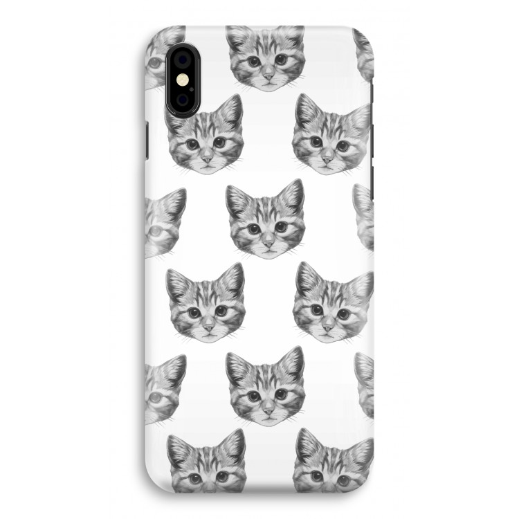 Kitten: iPhone X Volledig Geprint Hoesje