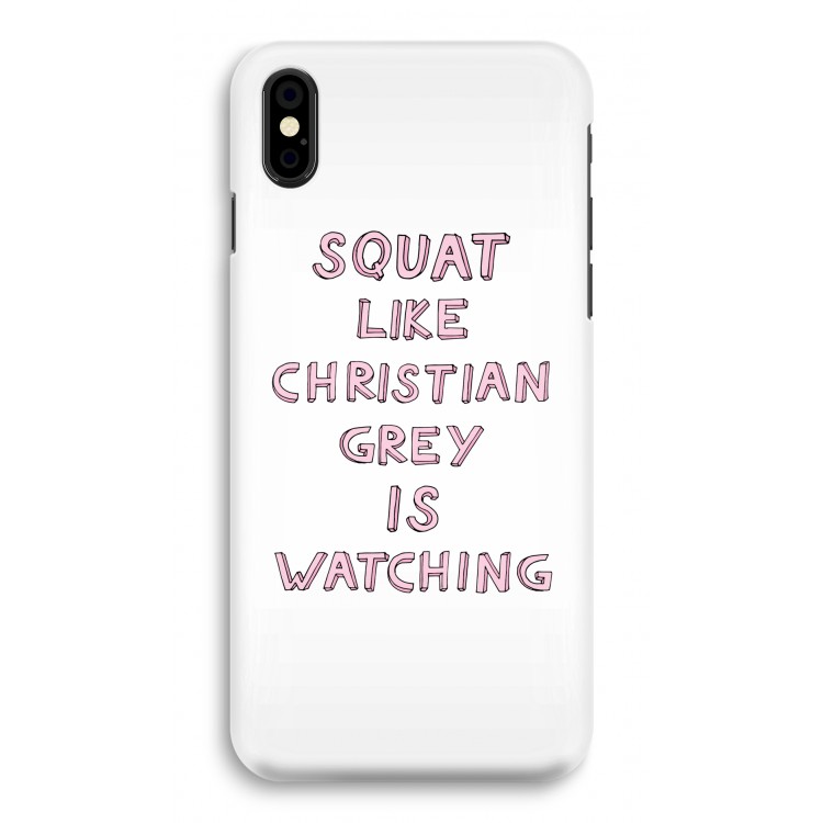 Christian Grey: iPhone X Volledig Geprint Hoesje