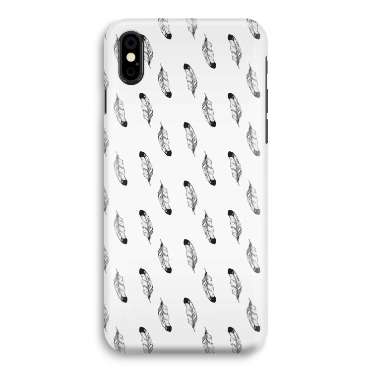 Pluimen: iPhone X Volledig Geprint Hoesje