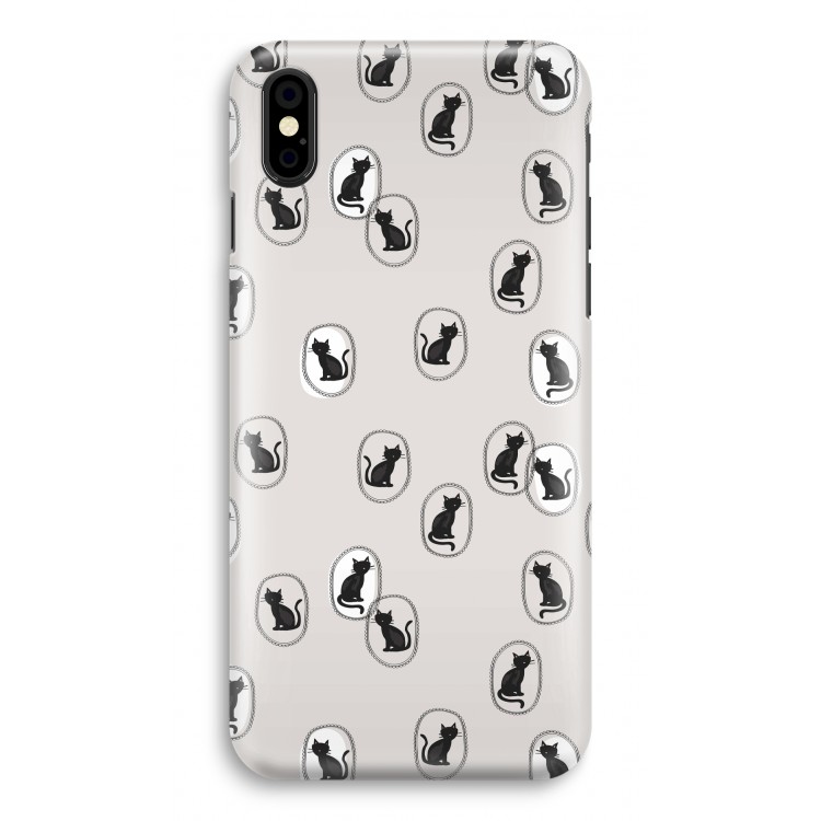 Miauw: iPhone X Volledig Geprint Hoesje