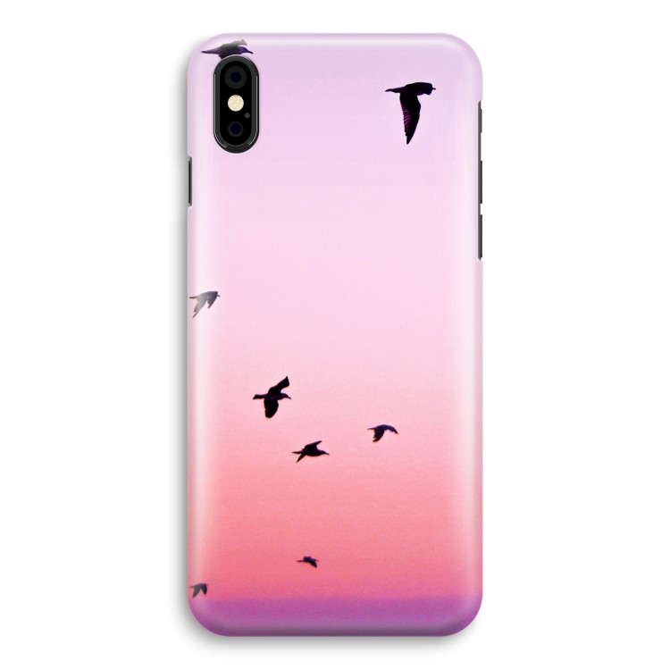 Fly away: iPhone X Volledig Geprint Hoesje