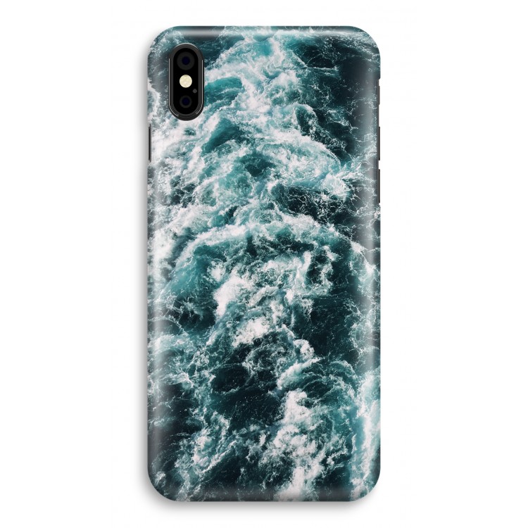 Zee golf: iPhone X Volledig Geprint Hoesje