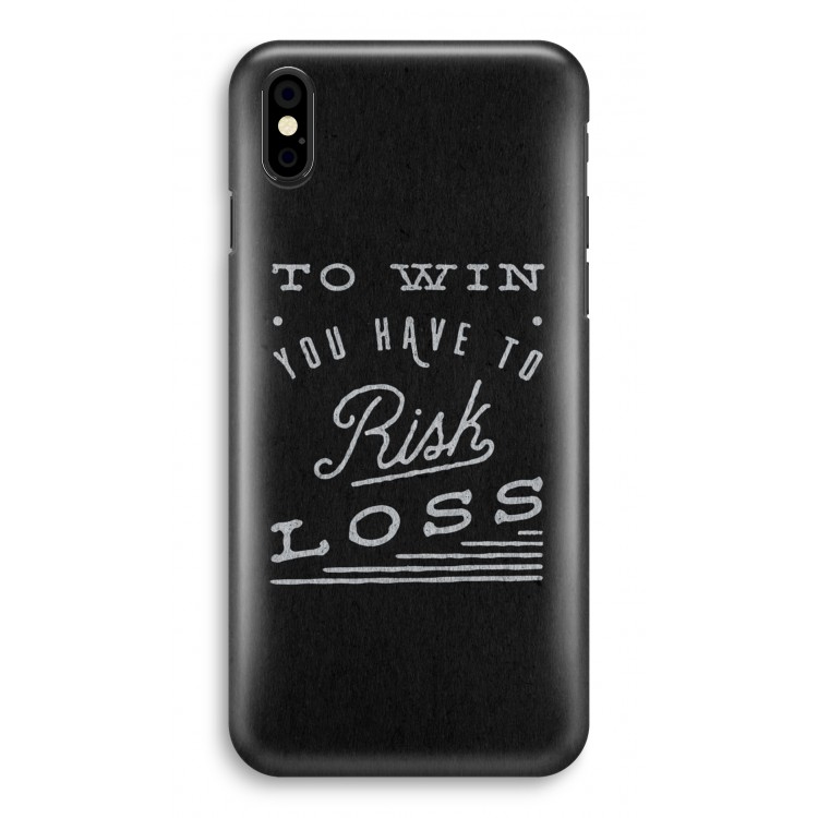 Risk loss: iPhone X Volledig Geprint Hoesje