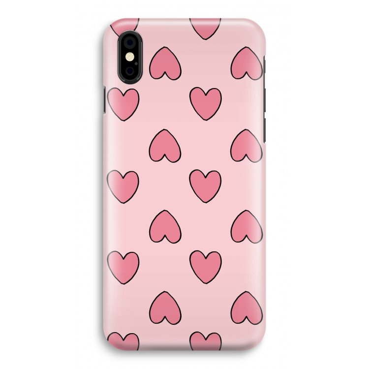 Ondersteboven verliefd: iPhone X Volledig Geprint Hoesje