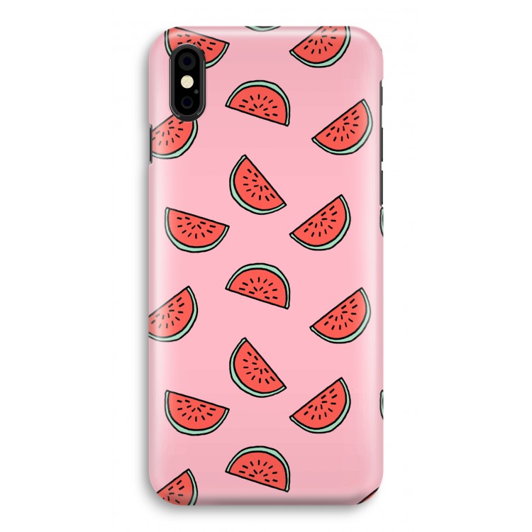 Watermeloen: iPhone X Volledig Geprint Hoesje