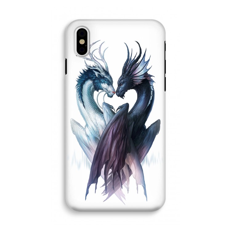 Yin Yang Dragons: iPhone X Tough Case