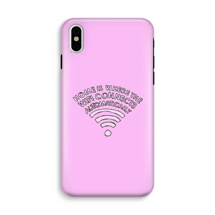 Home Is Where The Wifi Is: iPhone X Tough Case
