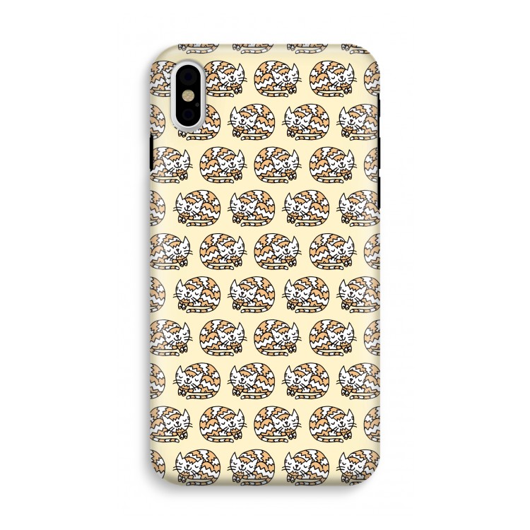 Slapende poes: iPhone X Tough Case