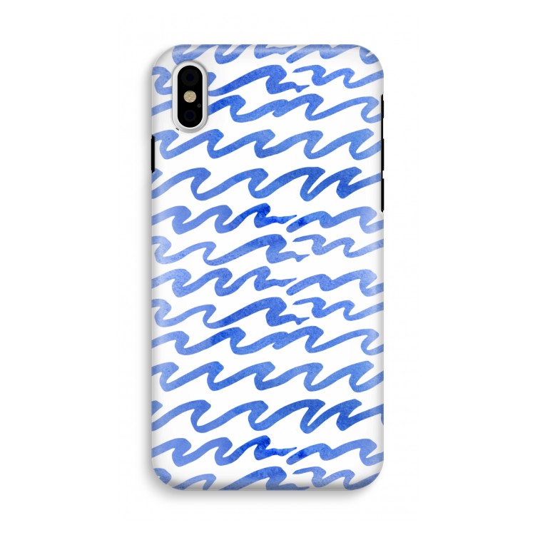 Blauwe golven: iPhone X Tough Case