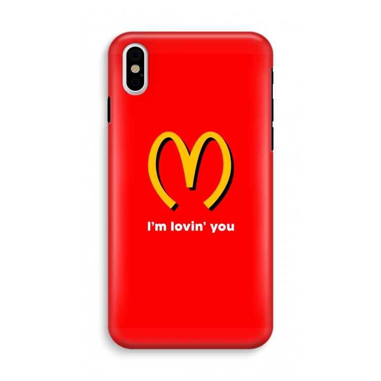 I'm lovin' you: iPhone X Tough Case