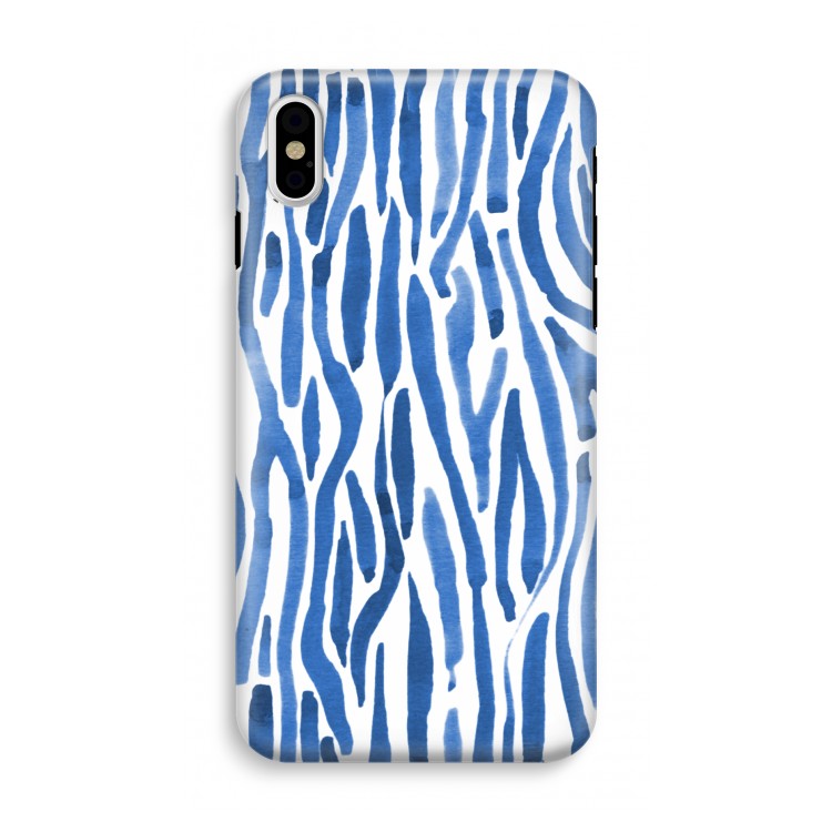 Blauwe nerven: iPhone X Tough Case