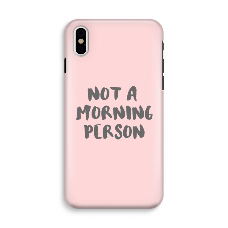 Morning person: iPhone X Tough Case