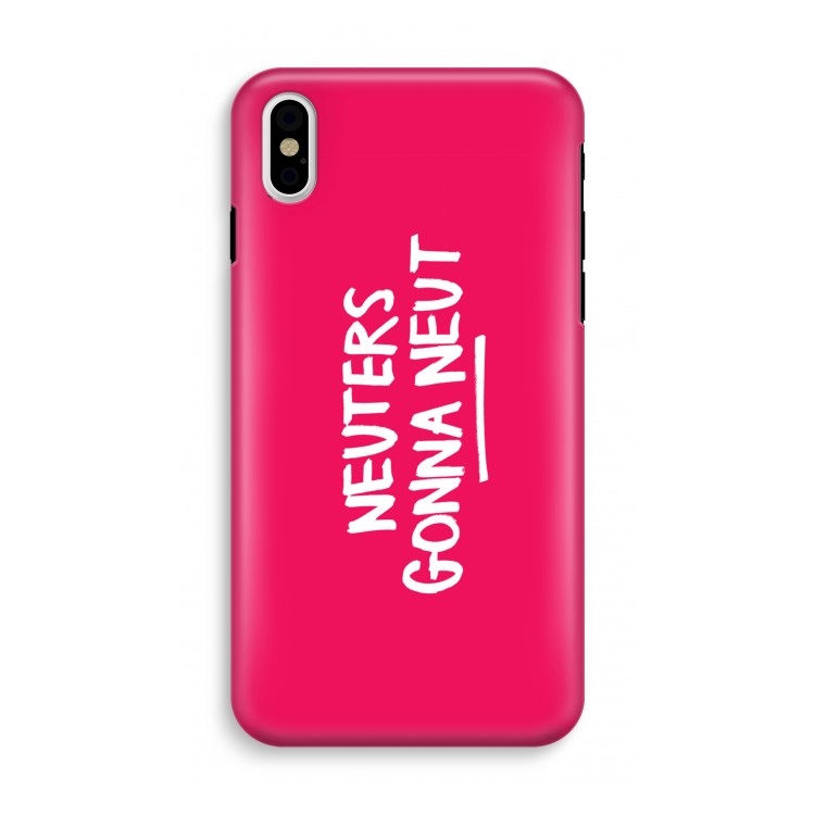 Neuters (roze): iPhone X Tough Case