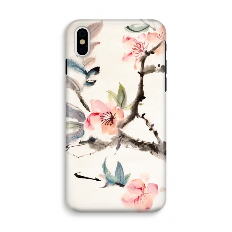Japanse bloemen: iPhone X Tough Case