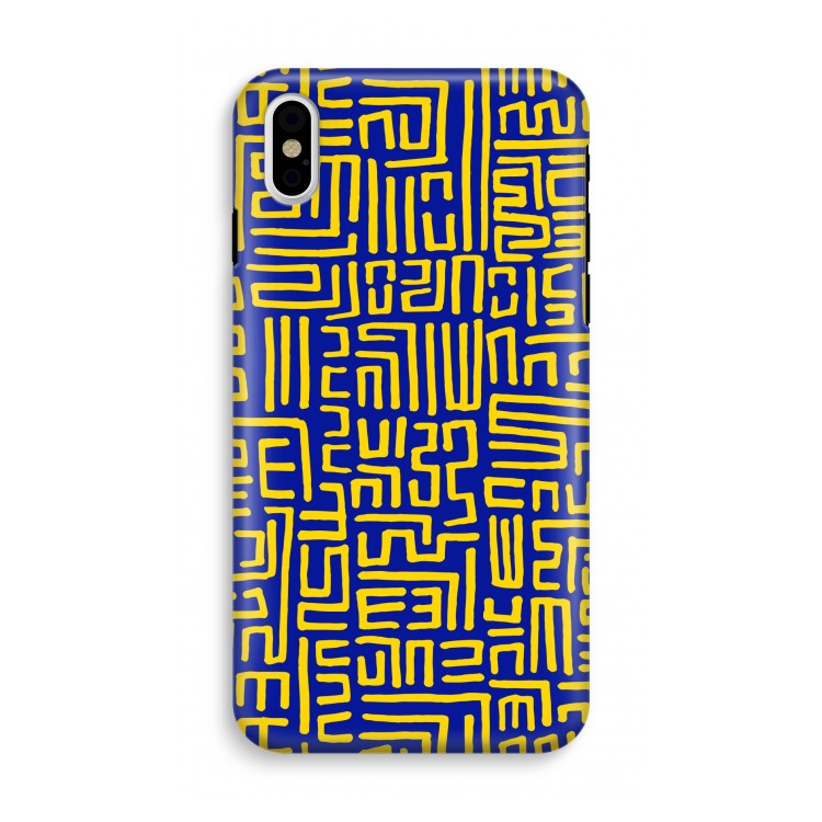 Majorelle Blue Print: iPhone X Tough Case