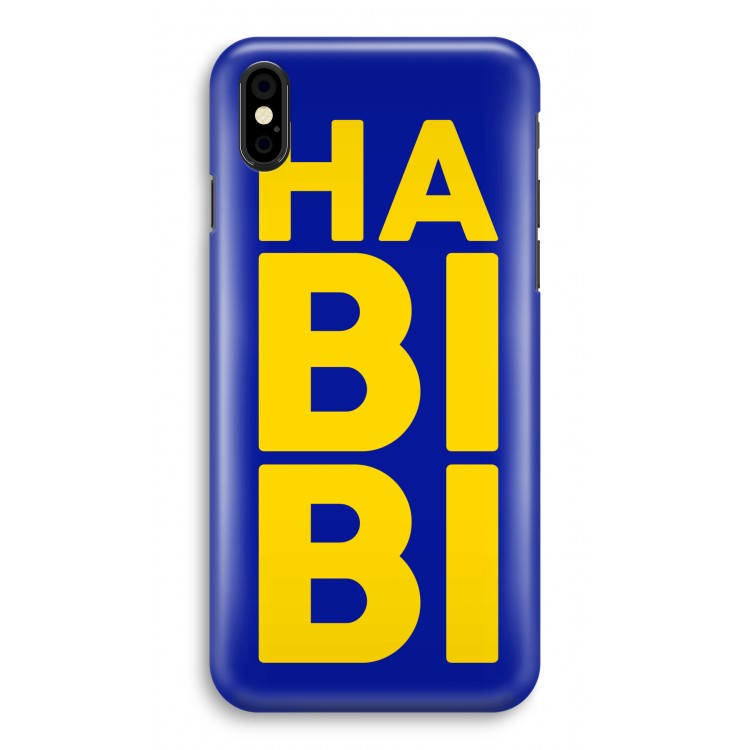 Habibi Blue: iPhone X Volledig Geprint Hoesje