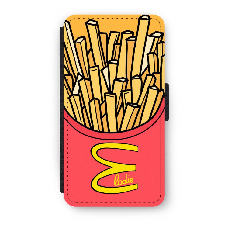 McElodie: iPhone X Flip Hoesje