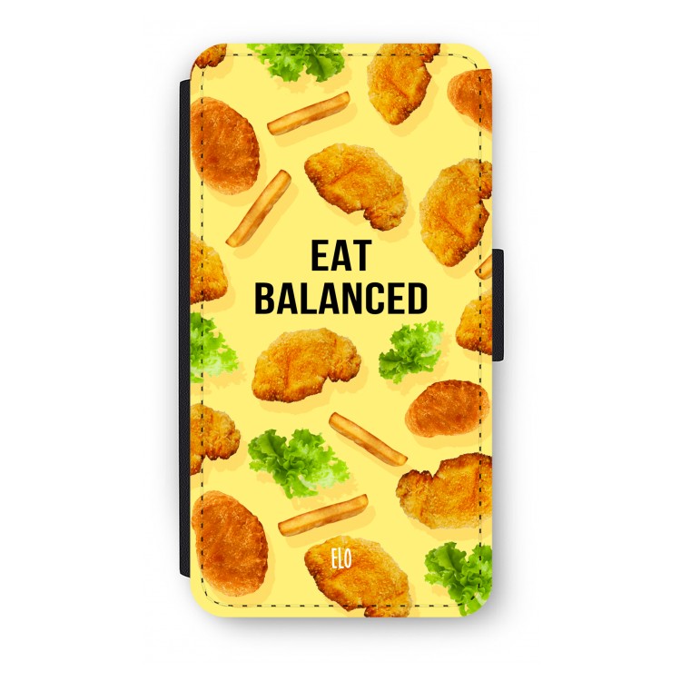 Eat Balanced: iPhone X Flip Hoesje