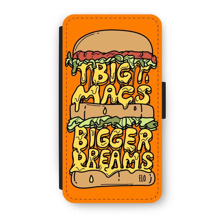 Big Macs Bigger Dreams: iPhone X Flip Hoesje